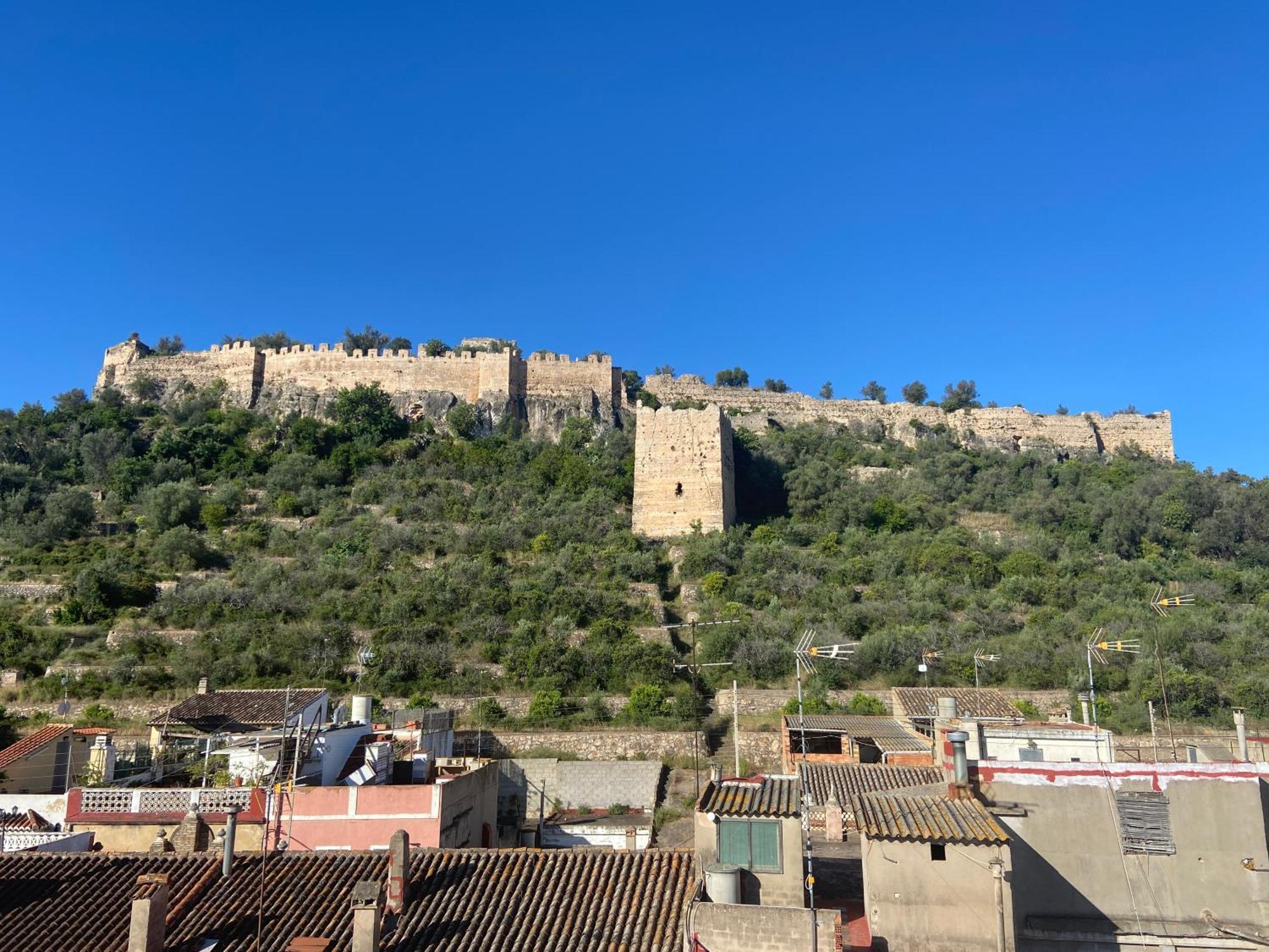 Casa Con Jacuzzi Y Piscina Con Vistas Al Castillo Corbera de Alcira Eksteriør bilde