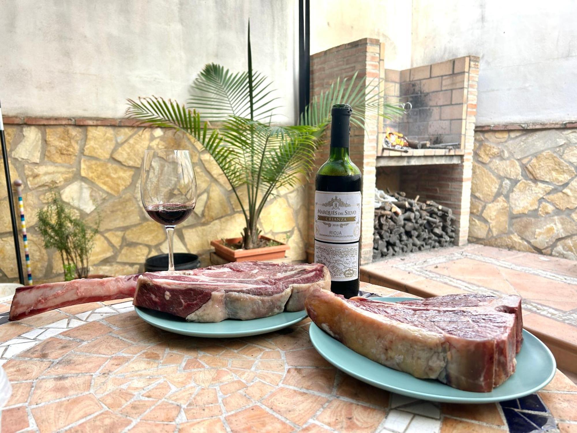 Casa Con Jacuzzi Y Piscina Con Vistas Al Castillo Corbera de Alcira Eksteriør bilde